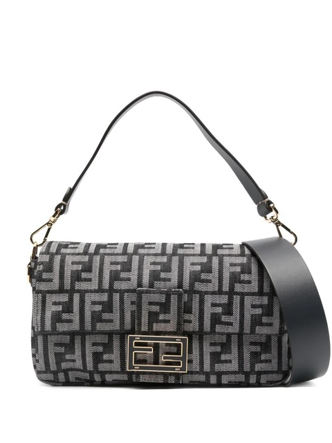 FENDI Baguette logo tote bag - Black - zdjęcie produktu nr 1