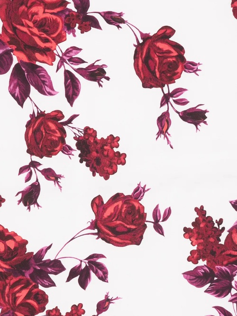 Magda Butrym floral-print silk scarf - Pink - zdjęcie produktu nr 2