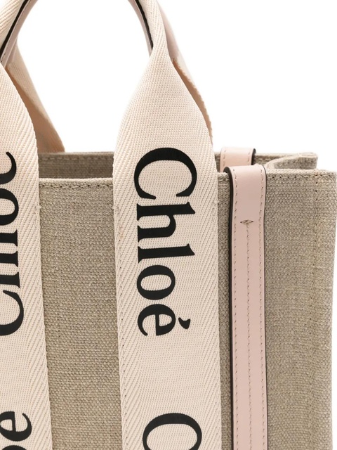Chloé small Woody tote bag - Neutrals - zdjęcie produktu nr 2
