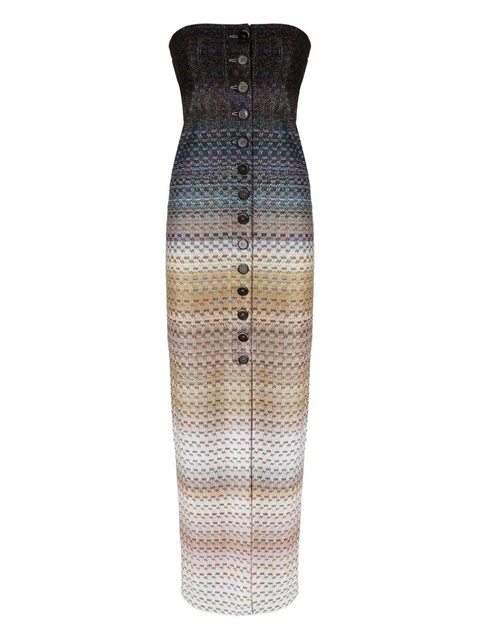 Missoni button-front maxi dress - Grey - zdjęcie produktu nr 1