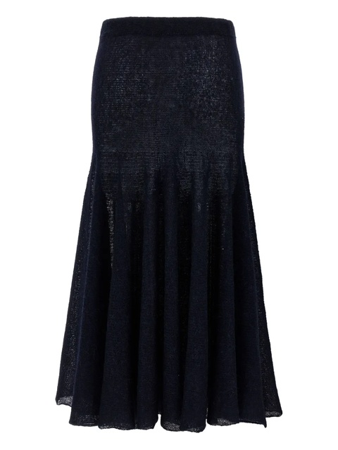 Magda Butrym elastic-waistband flared midi skirt - Blue - zdjęcie produktu nr 2