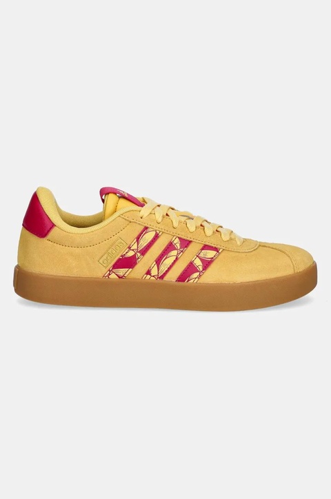 adidas sneakersy zamszowe VL Court 3.0 damskie kolor żółty JQ7402 - zdjęcie produktu nr 2