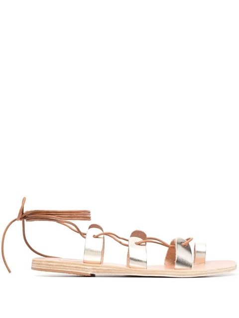 Ancient Greek Sandals Alcyone lace-up sandals - Metallic - zdjęcie produktu nr 1