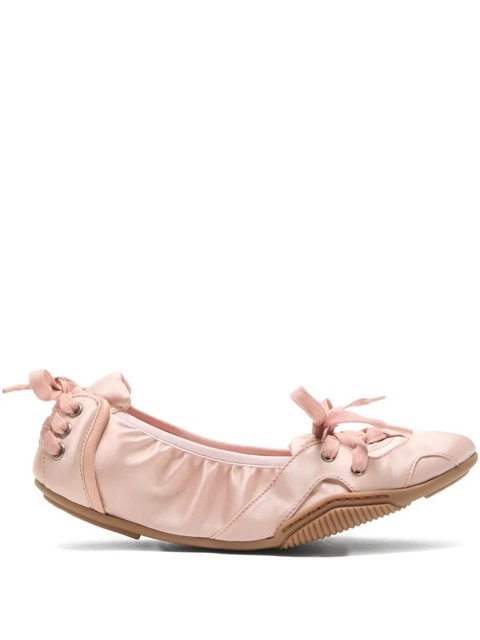 Acne Studios round-toe ballet flats - Pink - zdjęcie produktu nr 1