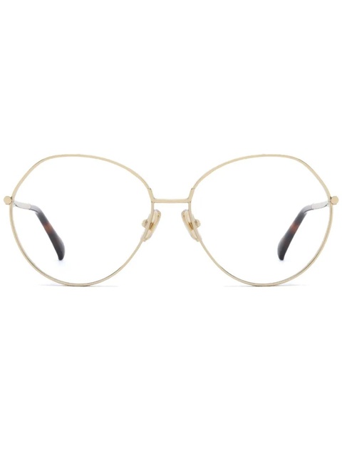 Max Mara Eyewear round-frame glasses - Gold - zdjęcie produktu nr 1