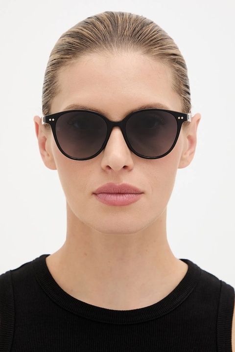 Tommy Hilfiger okulary przeciwsłoneczne damskie kolor czarny TH 2289/S - zdjęcie produktu nr 2