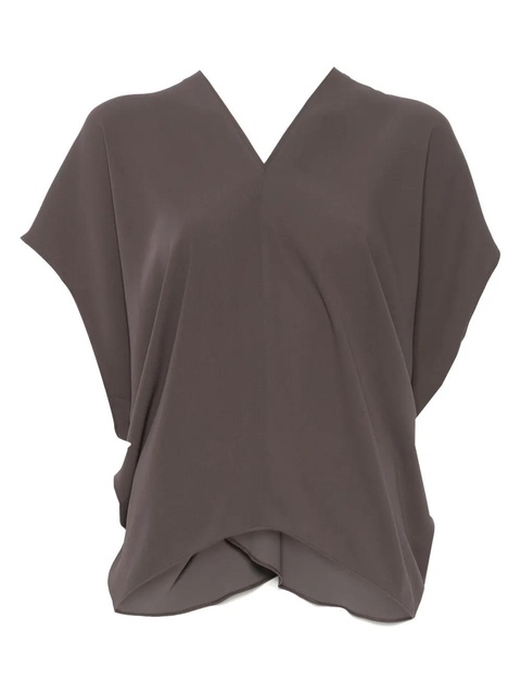 MM6 Maison Margiela draped blouse - Brown - zdjęcie produktu nr 2