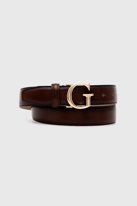 Guess pasek skórzany damski kolor czarny BW9118 P4230 - zdjęcie produktu nr 2