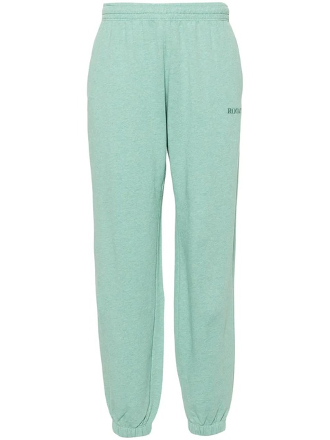 ROTATE BIRGER CHRISTENSEN logo-embroidered track pants - Green - zdjęcie produktu nr 1
