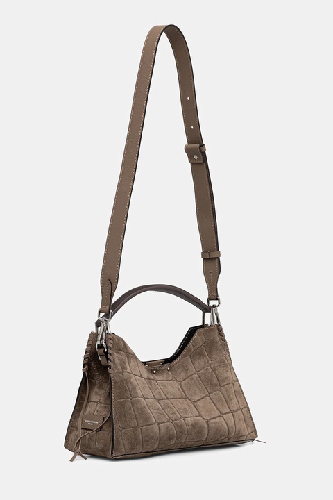 Gianni Chiarini torebka zamszowa AURORA kolor brązowy BS.11845.CM - zdjęcie produktu nr 2