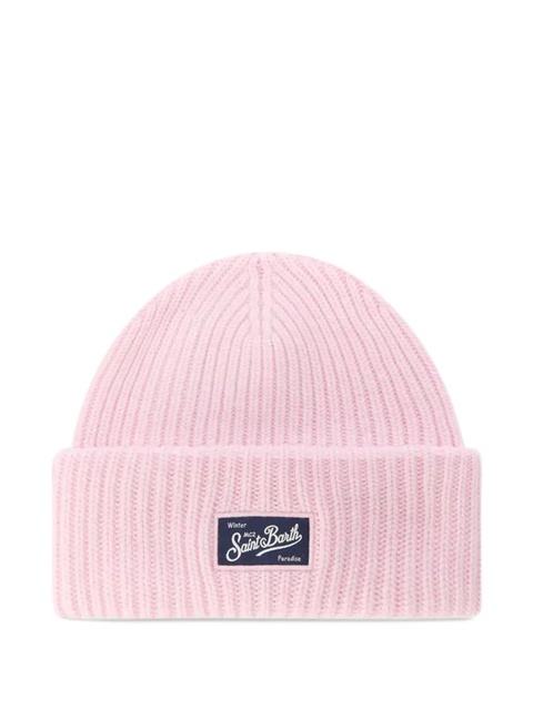 MC2 Saint Barth Berry ribbed beanie - Pink - zdjęcie produktu nr 1