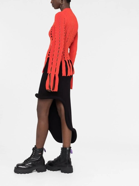 AMBUSH cut-out knitted top - Orange - zdjęcie produktu nr 2