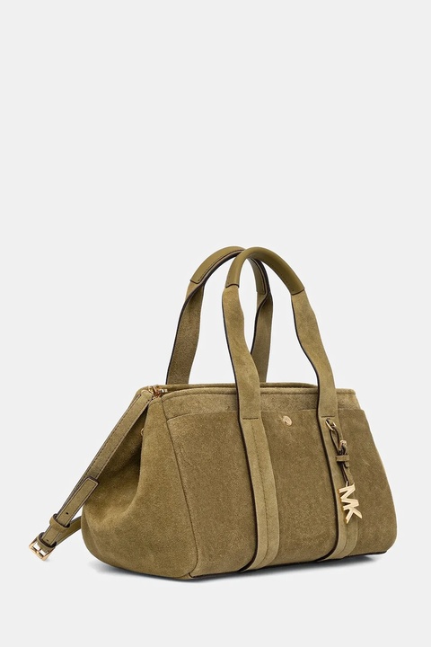 MICHAEL Michael Kors torebka zamszowa kolor zielony 30F5G1ZS1S - zdjęcie produktu nr 2