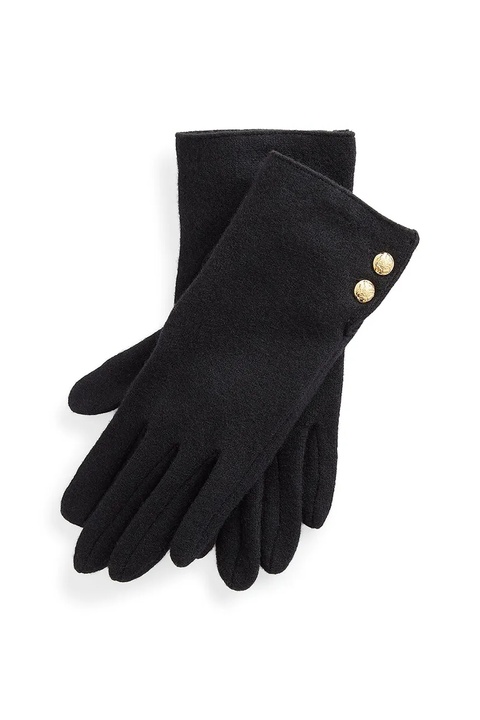 Lauren Ralph Lauren rękawiczki wełniane damskie kolor czarny 454833075 - zdjęcie produktu nr 1