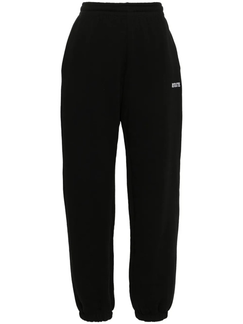ROTATE BIRGER CHRISTENSEN logo-embroidered track pants - Black - zdjęcie produktu nr 1