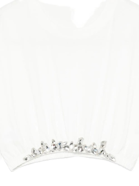 AREA crystal-embellished sweater - White - zdjęcie produktu nr 1