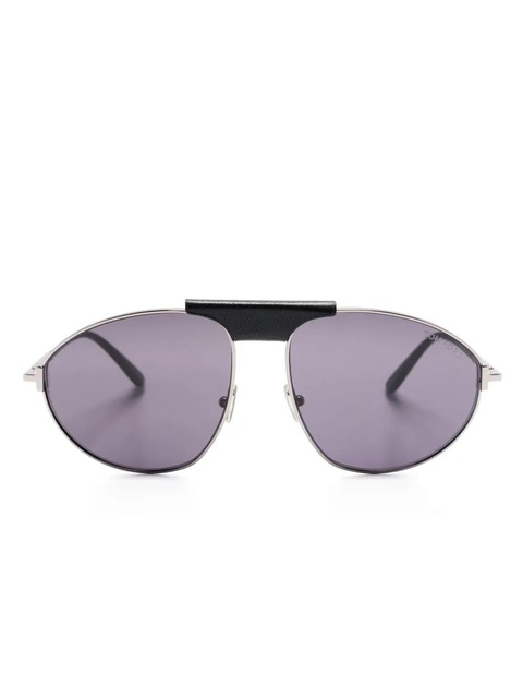 TOM FORD Eyewear pilot-frame sunglasses - Grey - zdjęcie produktu nr 1