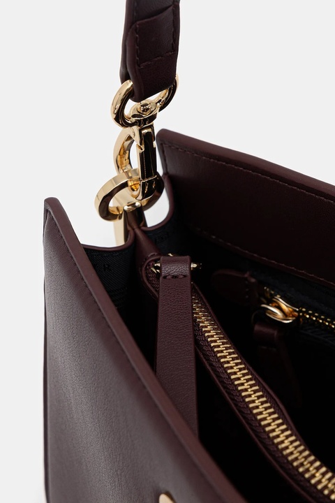 Tommy Hilfiger torebka kolor bordowy AW0AW18286 - zdjęcie produktu nr 2