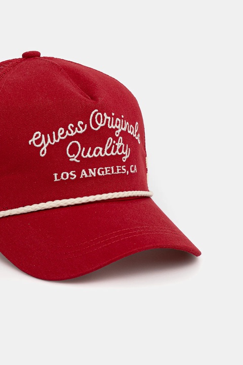 Guess Originals czapka z daszkiem bawełniana VINTAGE kolor bordowy M5YZ04 WO07T - zdjęcie produktu nr 2
