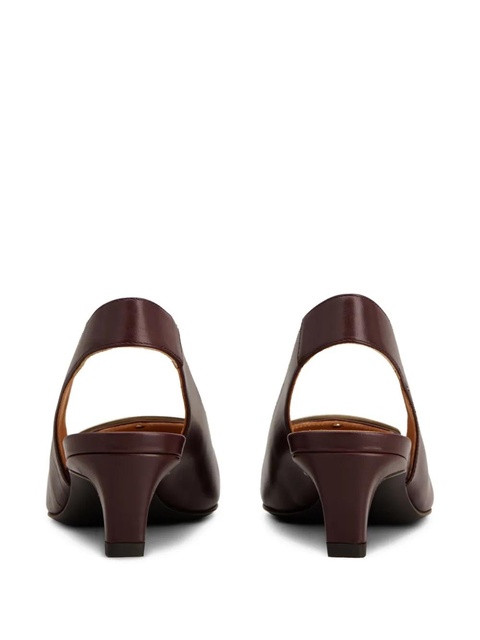 Tod's 40mm leather pumps - Red - zdjęcie produktu nr 2