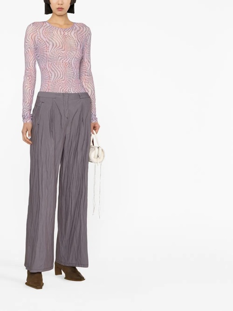 OUR LEGACY Serene crinkled trousers - Purple - zdjęcie produktu nr 2