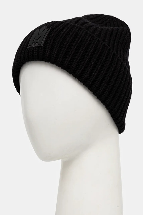 MACKAGE czapka wełniana kolor czarny wełniana JUDE-WZ - zdjęcie produktu nr 1