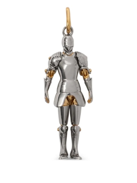 Burberry equestrian-knight charm - Silver - zdjęcie produktu nr 1