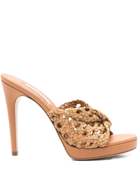 Casadei woven leather-strap sandals - Neutrals - zdjęcie produktu nr 1