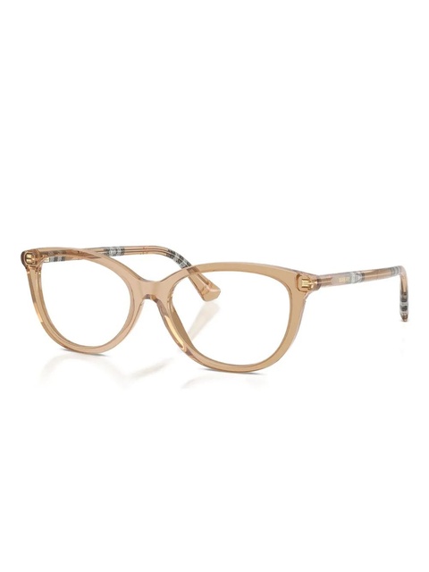 Burberry Eyewear cat-eye check frames glasses - Neutrals - zdjęcie produktu nr 2
