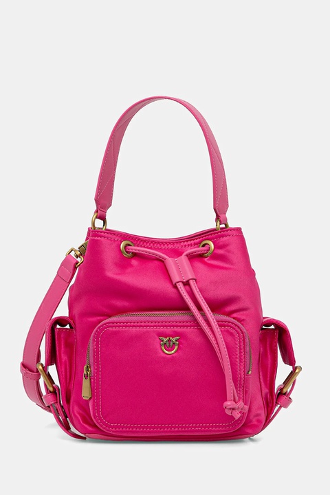 Pinko torebka kolor różowy 105112 A2PC - zdjęcie produktu nr 1