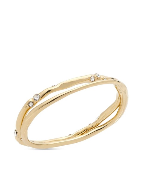 DRIES VAN NOTEN crystal-embellished bracelet (set of two) - Gold - zdjęcie produktu nr 2