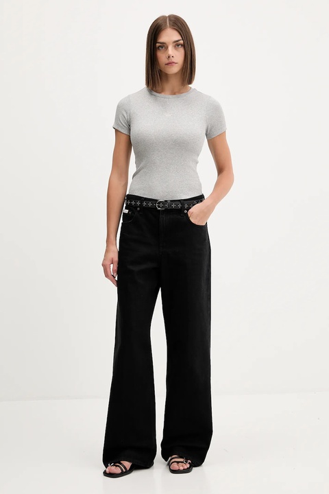 Guess Jeans t-shirt damski kolor szary W5BP45 KA0H1 - zdjęcie produktu nr 2