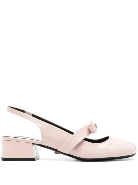 Versace 35mm Gianni Ribbon slingback pumps - Pink - zdjęcie produktu nr 1
