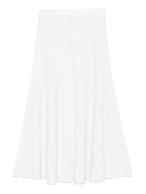 Maje ribbed A-line skirt - Neutrals - zdjęcie produktu nr 1