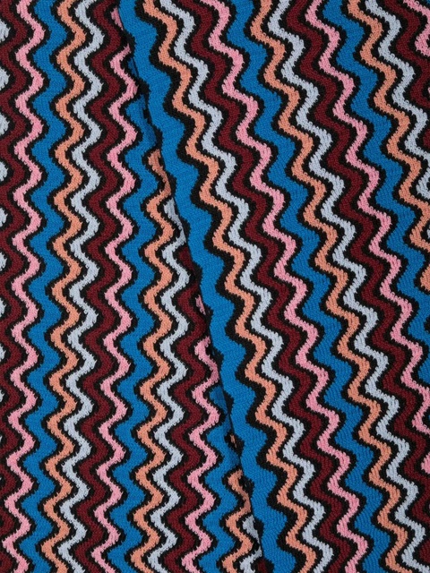 Missoni wave-pattern scarf - Blue - zdjęcie produktu nr 2