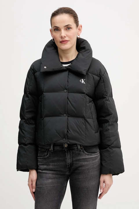 Calvin Klein Jeans kurtka puchowa kolor czarny zimowa LV044D521G - zdjęcie produktu nr 1