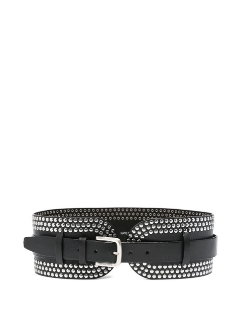 Golden Goose studded leather belt - Black - zdjęcie produktu nr 2