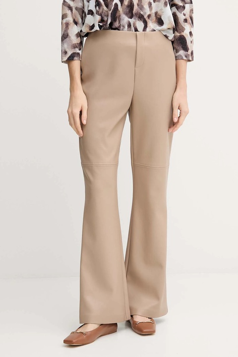 Joseph Ribkoff spodnie damskie kolor beżowy proste high waist 254044 - zdjęcie produktu nr 1