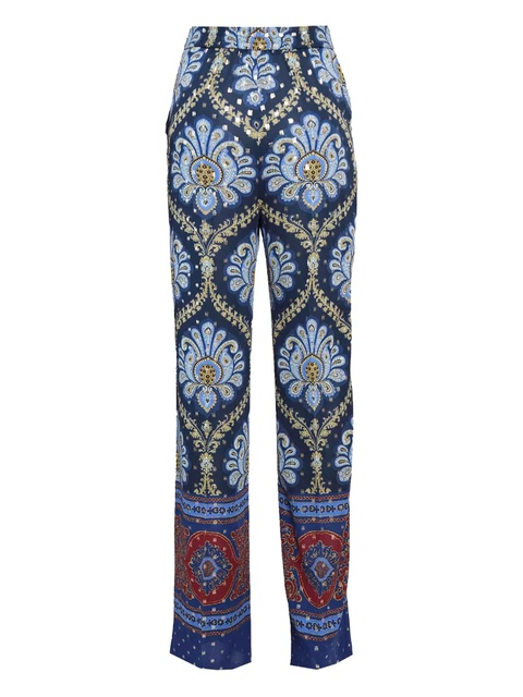 ETRO printed trousers - Blue - zdjęcie produktu nr 2