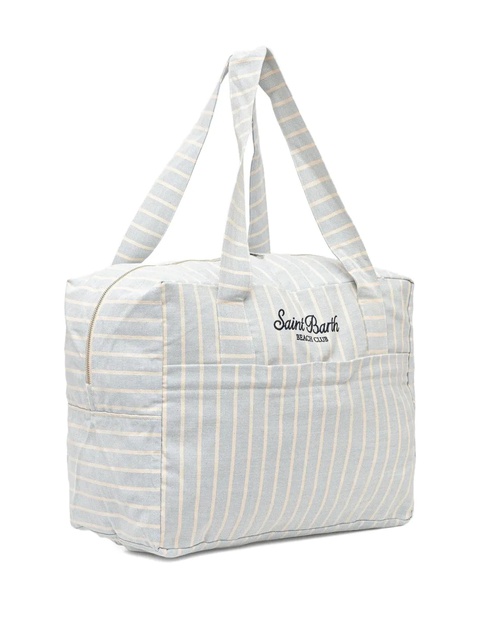 MC2 Saint Barth striped holdall - 01034H LIGHT BLUE - zdjęcie produktu nr 2