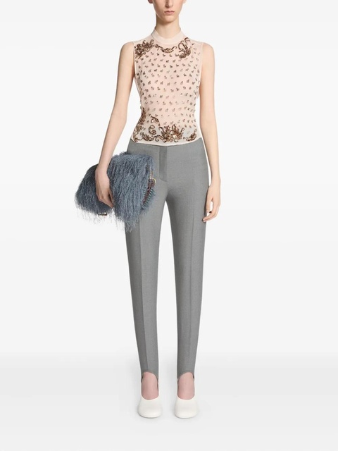 DRIES VAN NOTEN embellished-bib top - Pink - zdjęcie produktu nr 2