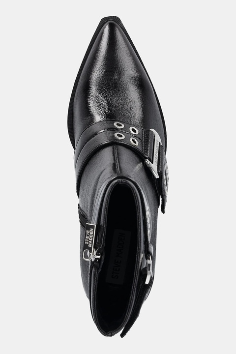 Steve Madden botki Splurge damskie kolor czarny na słupku 11004772 - zdjęcie produktu nr 2