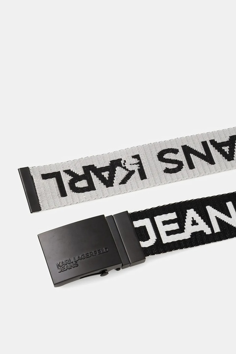 Karl Lagerfeld Jeans pasek dwustronny kolor biały A1M33131 - zdjęcie produktu nr 2