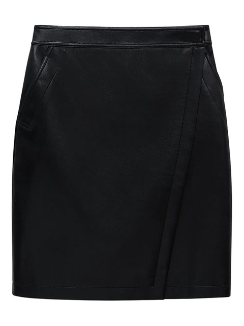 ANINE BING Alanis wrap mini skirt - Black - zdjęcie produktu nr 2
