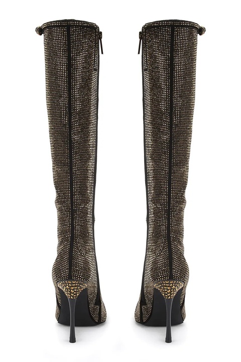 Kurt Geiger London kozaki Mayfair Point Knee Boot damskie kolor czarny na szpilce 4992705609 - zdjęcie produktu nr 2