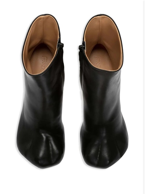 JW Anderson Paw leather ankle boots - Black - zdjęcie produktu nr 2