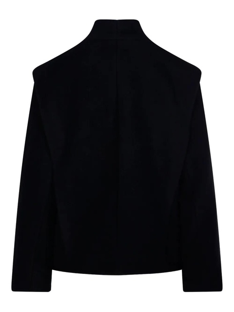 ISABEL MARANT Dyogo padded-shoulder button coat - Black - zdjęcie produktu nr 2