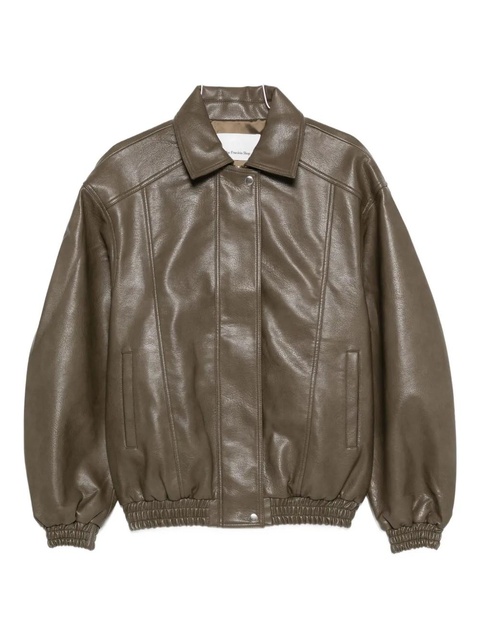The Frankie Shop Prescott elastic-cuff jacket - Green - zdjęcie produktu nr 1