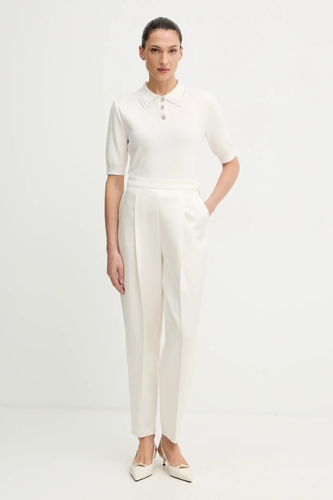 Morgan sweter damski kolor beżowy lekki MAP - zdjęcie produktu nr 2