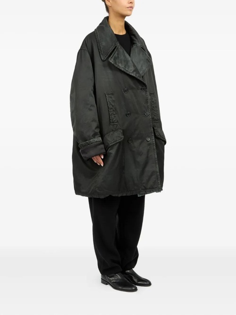 MM6 Maison Margiela double-breasted coat - Black - zdjęcie produktu nr 2
